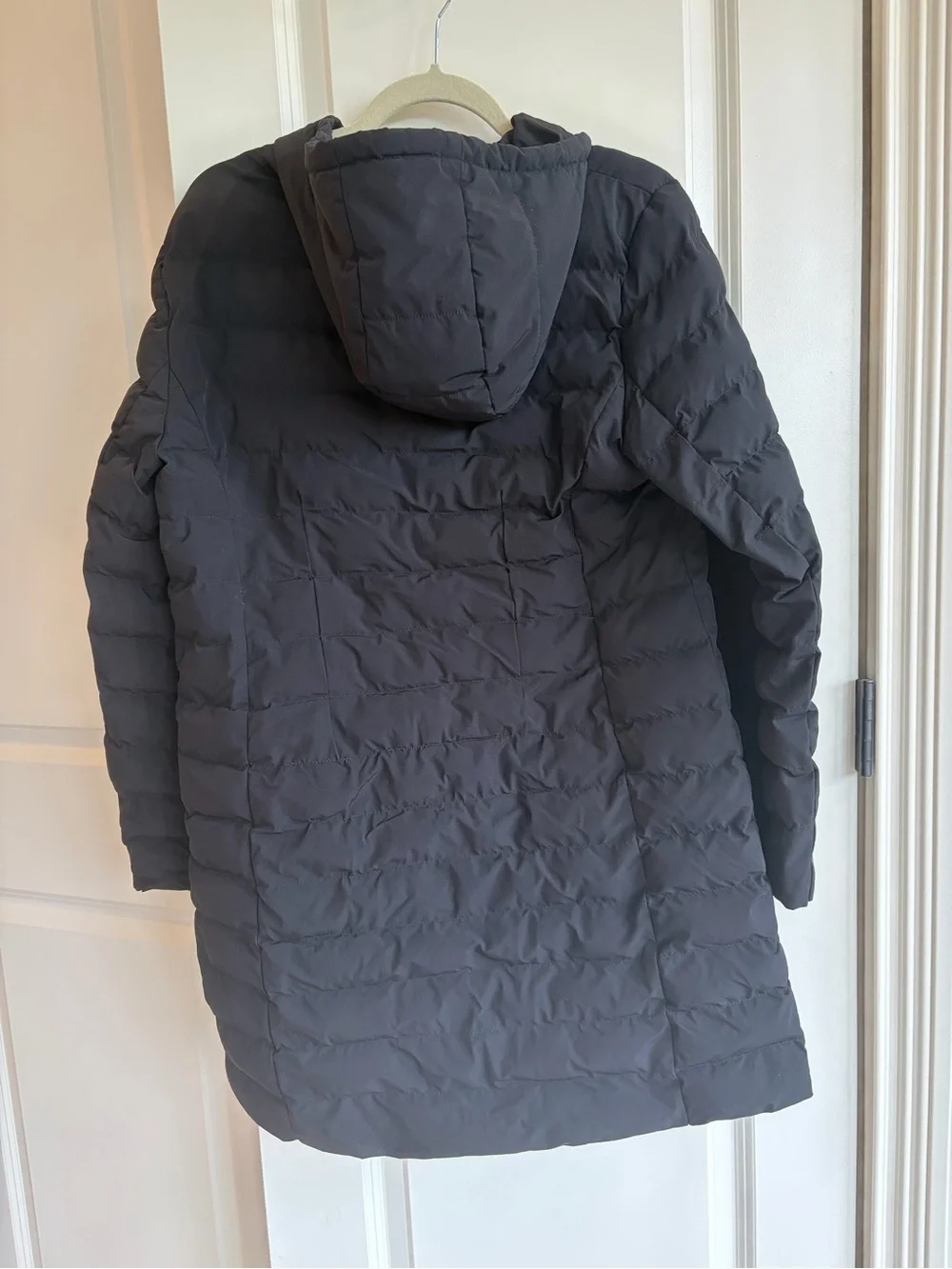 Michael Kors Women's Black Hooded Packable Puffer Coat Size L